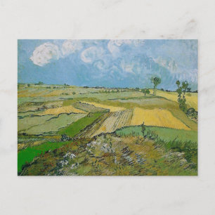 Carte Postale Champs de blé Auvers Nuageux Sky Van Gogh Art