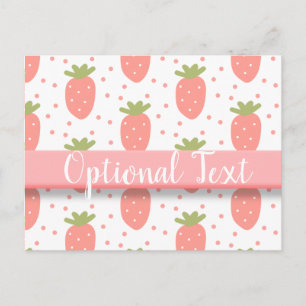 Carte Postale Champs de fraises