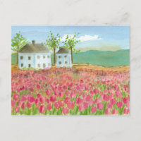 Champs de tulipes de maison Shaker Moving Faire-pa