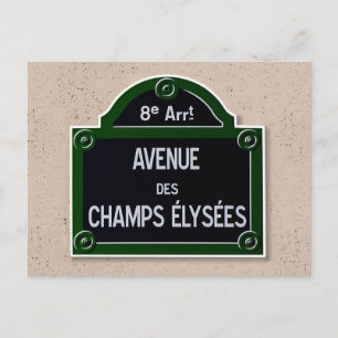 Carte postale Champs Elysée