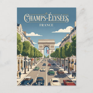 Carte Postale Champs-Élysées France