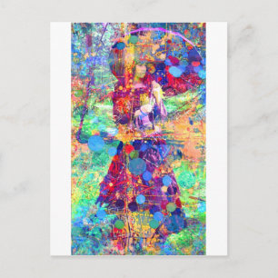 CARTE POSTALE CHAMPS STRAWBERRY POUR TOUJOURS