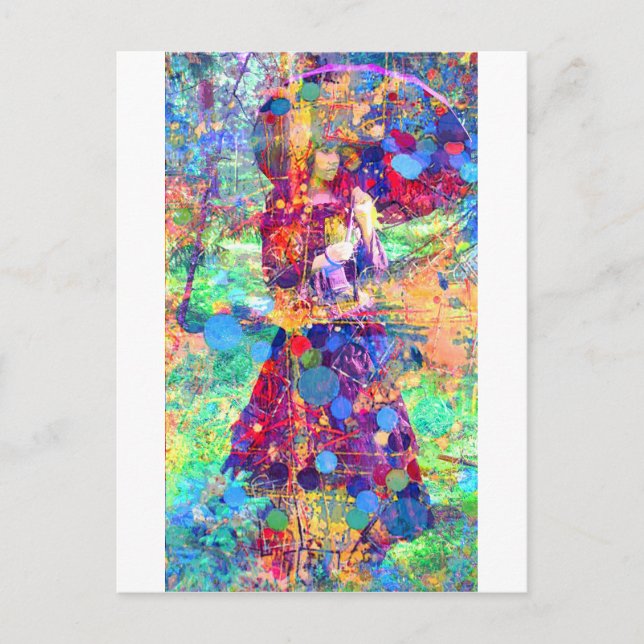 CARTE POSTALE CHAMPS STRAWBERRY POUR TOUJOURS (Devant)