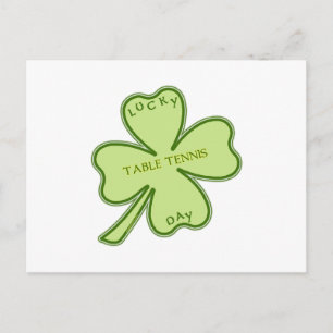 Carte Postale Chance Jour Ping Pong