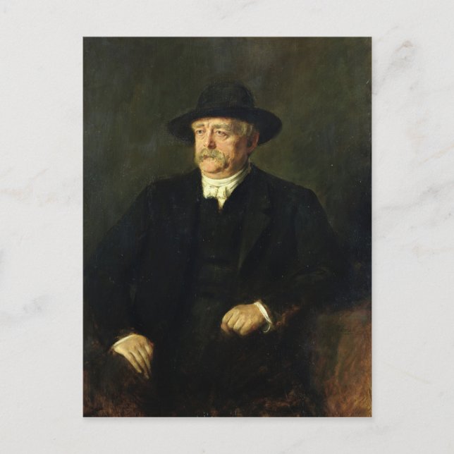 Carte Postale Chancelier Otto von Bismarck, 1849 (Devant)