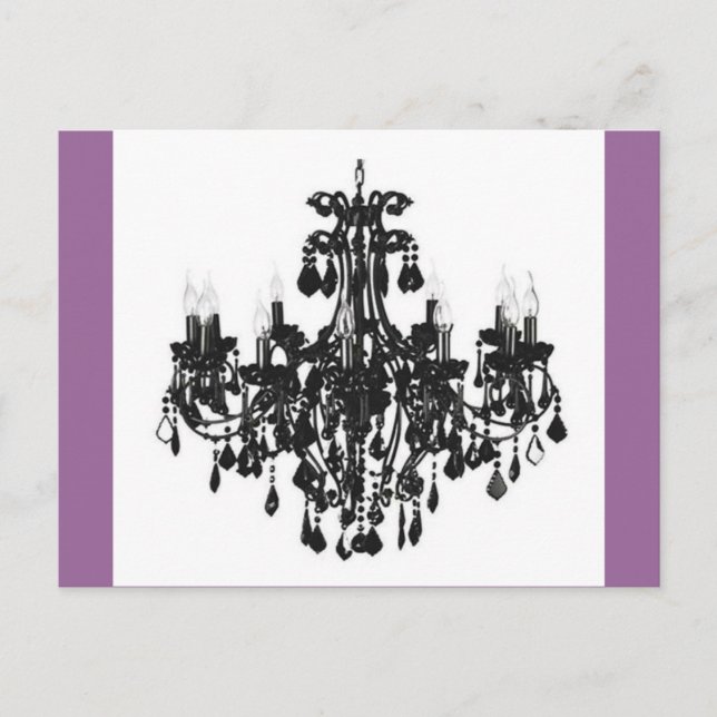 Carte Postale Chandelier Postcards (Devant)