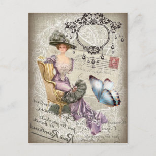 Cartes Vintage Femme D Anniversaire Zazzle Fr