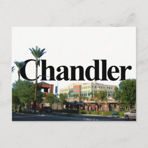Carte Postale Chandler Arizona Skyline avec Chandler dans le cie