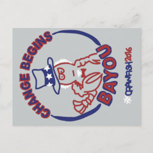 Carte Postale #ChangeBeginsBayou