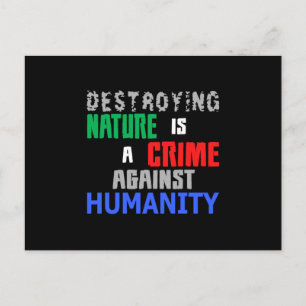 Carte Postale Changement climatique Terre Future Planète CO2 Idé