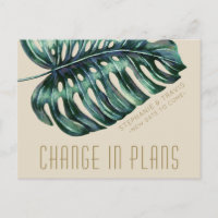 Changement dans les plans Report du Mariage tropic