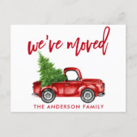 Changement de code d'adresse Red Truck Tree