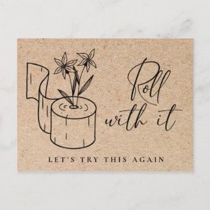 Carte Postale Changement de date Événement reporté annulé