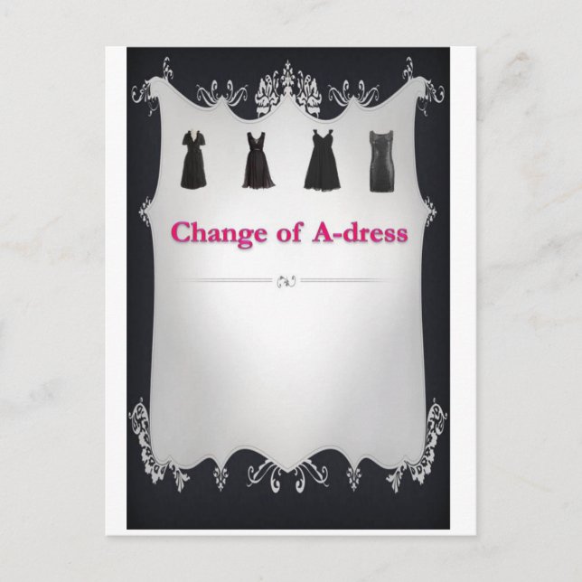 Carte Postale Changement de robe (Devant)