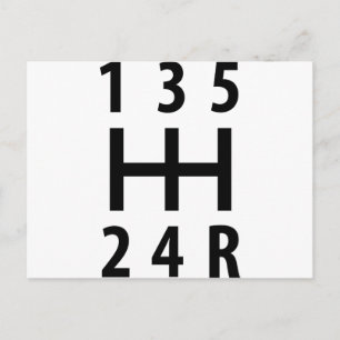 Carte Postale changement d'équipement automobile de voiture 5