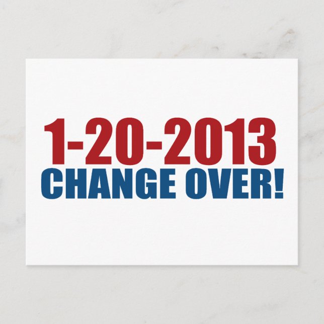 Carte Postale Changement du 20-01-2013 (Devant)