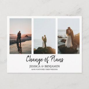 Carte Postale Changement minimal de plans avec Collage de photos