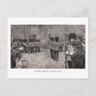 Carte Postale Changer de garde au Palais Saint-Jacques