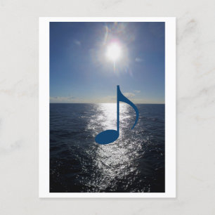 Carte Postale Chanson de la mer