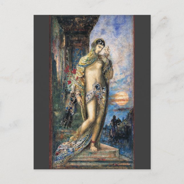 Carte Postale Chanson des chansons de Gustave Moreau (Devant)