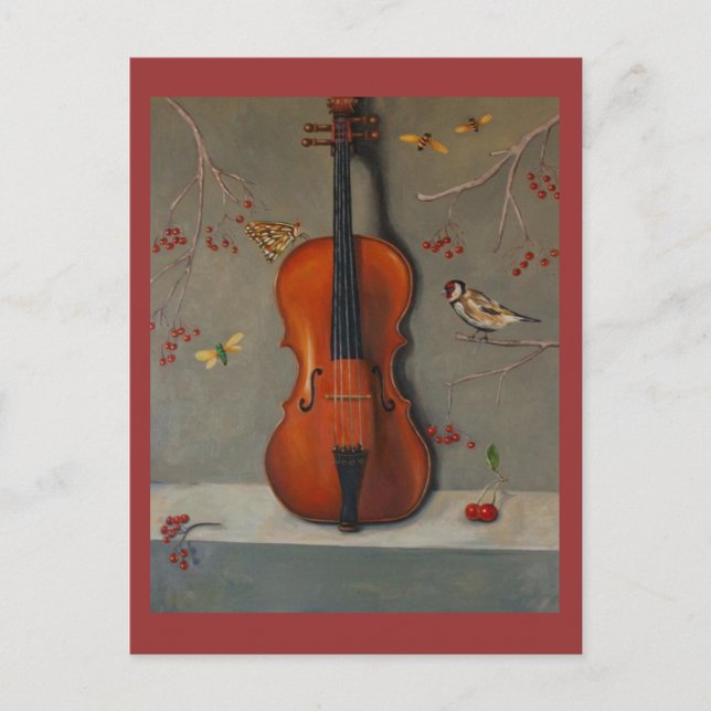 Carte Postale Chanson d'oiseau (Devant)