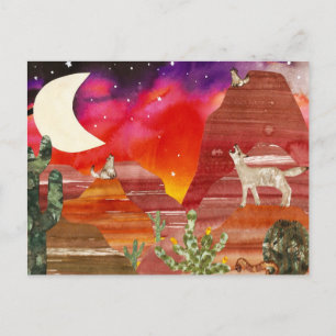 Carte Postale Chansons de nuit du Canyon Coyote