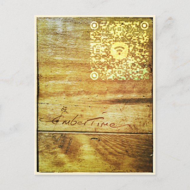 Carte Postale Chansons oubliées de guitare "Embertime" (Devant)