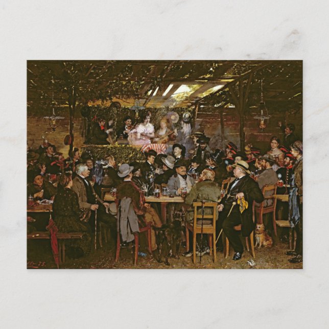 Carte Postale Chant à une foule captive (Devant)