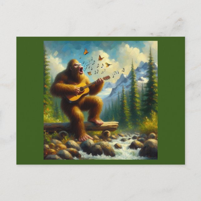Carte Postale Chant Bigfoot (Devant)