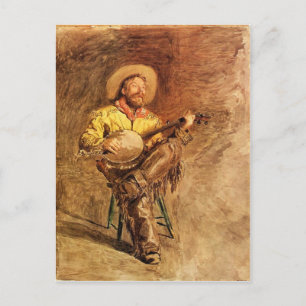 Carte Postale Chant Cowboy