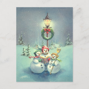 CARTE POSTALE CHANTER DES NEIGES PAR SHARON SHARPE
