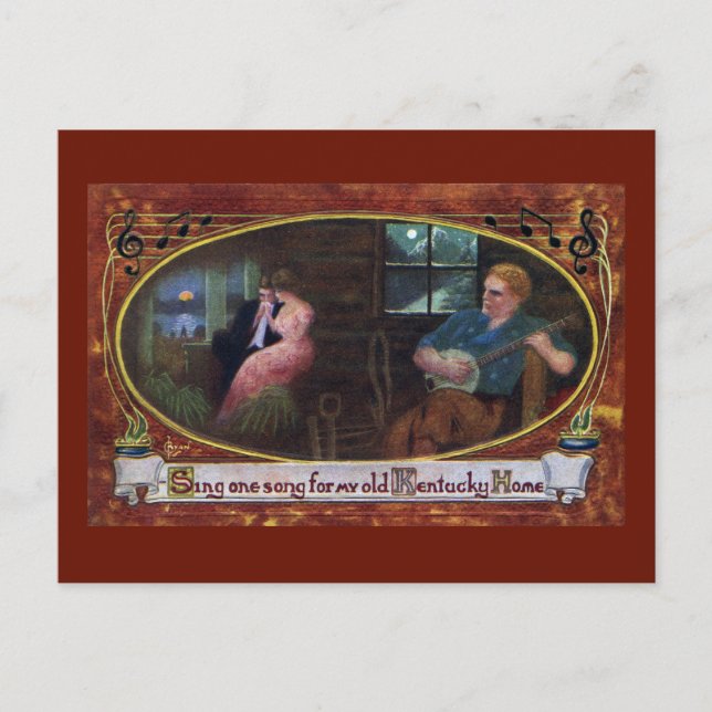 Carte Postale Chanter une chanson pour mon ancienne maison du Ke (Devant)