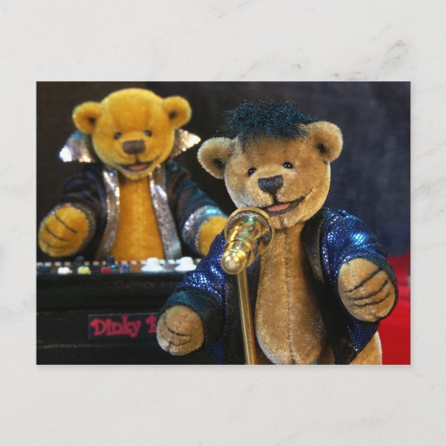 Carte Postale Chanteur Dinky Bears (Devant)