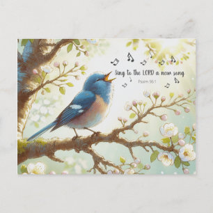 Carte Postale Chantez À L'Éternel Un Nouveau Psaume De Chanson 9