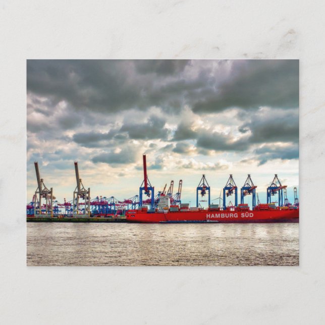 Carte Postale chantier naval (Devant)