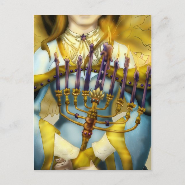 Carte Postale Chanukah Angel (Devant)