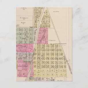 Carte Postale Chanute, Shaw et Morehead, Kansas