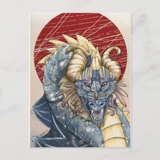 Carte Postale Chaos Dragon (Devant)