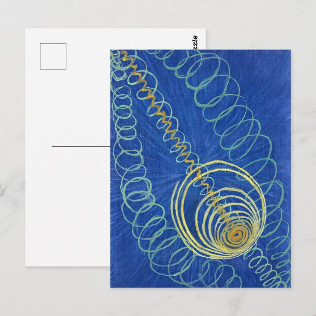 Carte Postale Chaos primitif 16 | Hilma af Klint | (Devant / Derrière)
