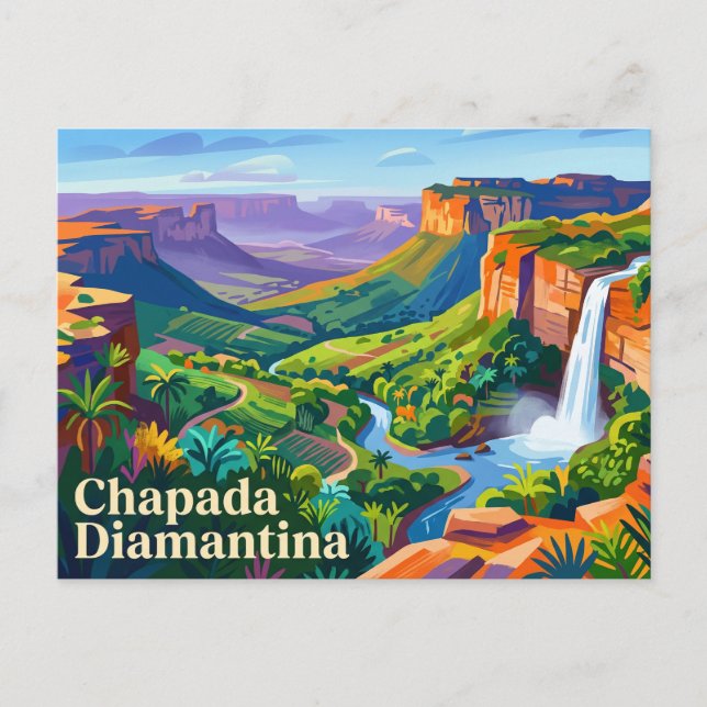 Carte Postale Chapada Diamantina Brésil (Devant)