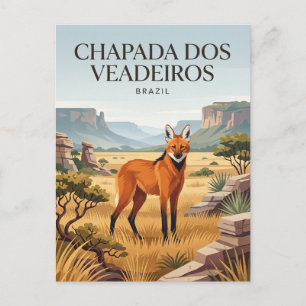 Carte Postale Chapada dos Veadeiros Brésil