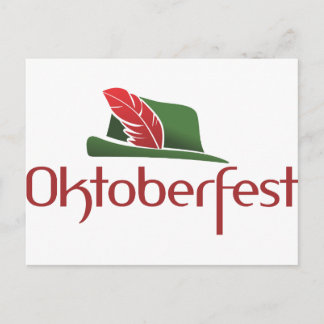Carte Postale Chapeau d'Oktoberfest