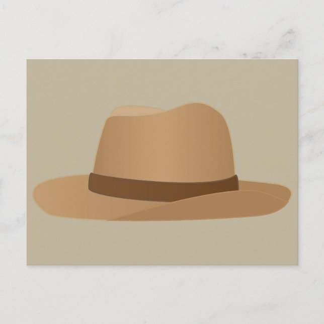Carte Postale Chapeau Panama Fedora (Devant)