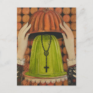 Carte Postale Chapelet dans le moule à gélatine