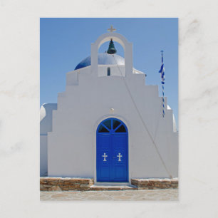 Carte Postale Chapelle Bleue et Blanche d'Antiparos