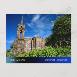 Carte Postale chapelle de style gothique aux Açores