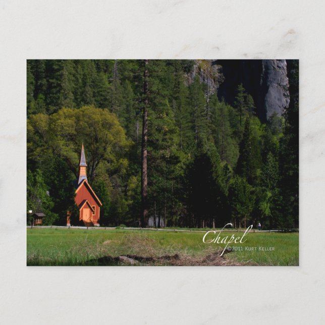 Carte Postale Chapelle de Yosemite (Devant)