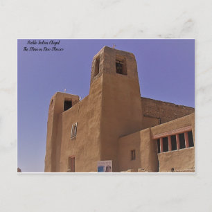 Carte Postale Chapelle du village indien Pueblo