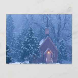Carte Postale Chapelle historique de la vallée de Yosemite sous