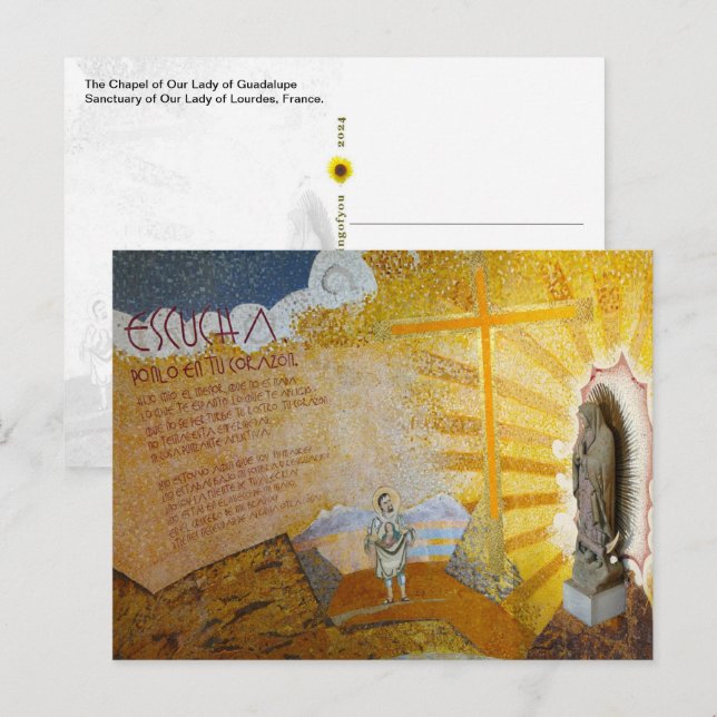 Carte Postale Chapelle Notre-Dame de Guadalupe, Lourdes, France  (Devant / Derrière)